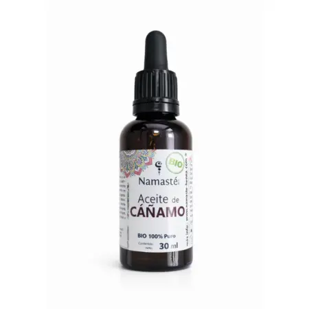 Namasté Aceite Vegetal BIO de Cáñamo 30ml